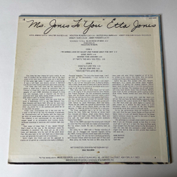 Винтажная виниловая пластинка LP Etta Jones Ms Jones To You (USA 1976)