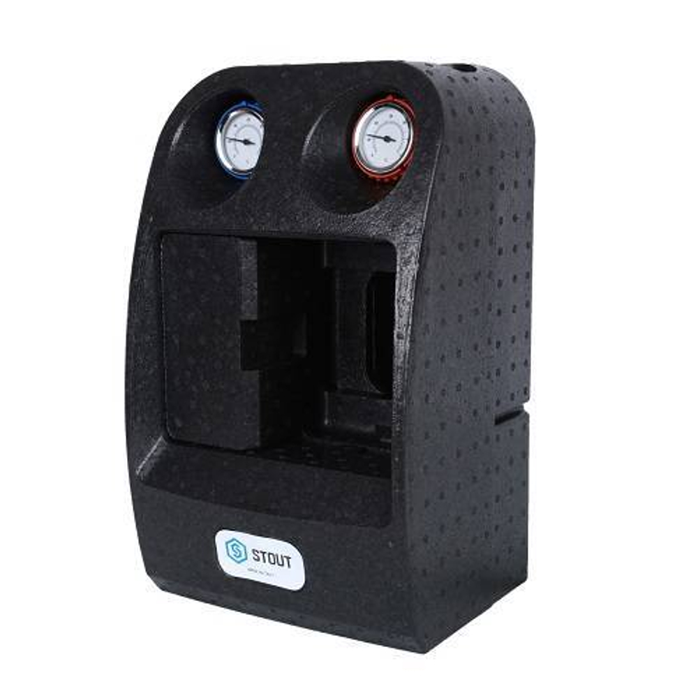 Насосная группа с теплообменником STOUT SDG-0038 - Ду25 (28 пластин, без насоса)