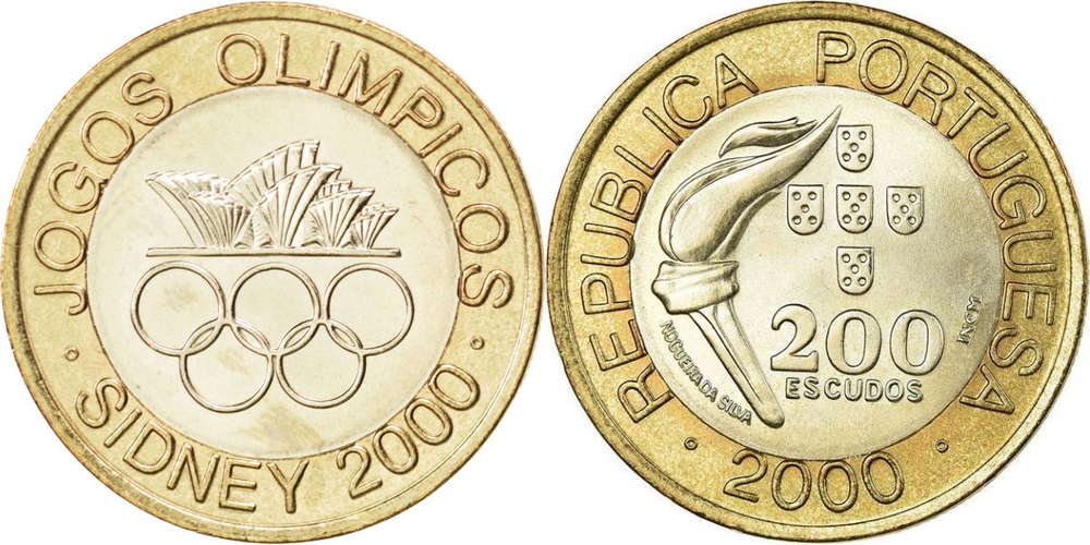 Португалия 200 эскудо, 2000 XXVII летние Олимпийские Игры, Сидней 2000