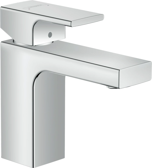Смеситель для раковин Vernis Shape 100 Hansgrohe со сливным гарнитуром, хром