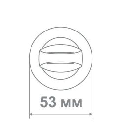 Накладка МЕДИО BAT86 BN/CP черный/хром