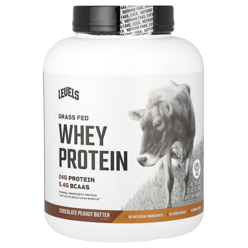 Levels, Порошок из сывороточного протеина Grass Fed, шоколад и арахисовая паста, 2,27 кг (5 фунтов)