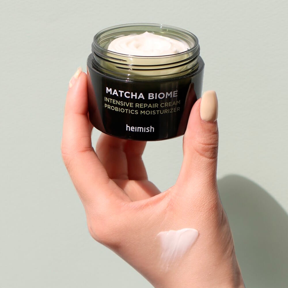 Восстанавливающий веганский крем с пробиотиками Heimish Matcha Biome Intensive Repair Cream