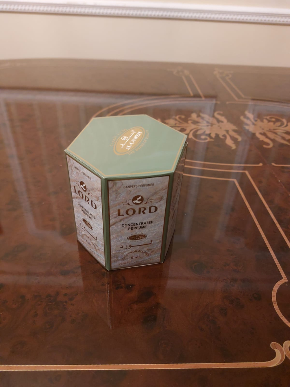 Духи масляные мужские Lord concentrated parfume, 6 мл