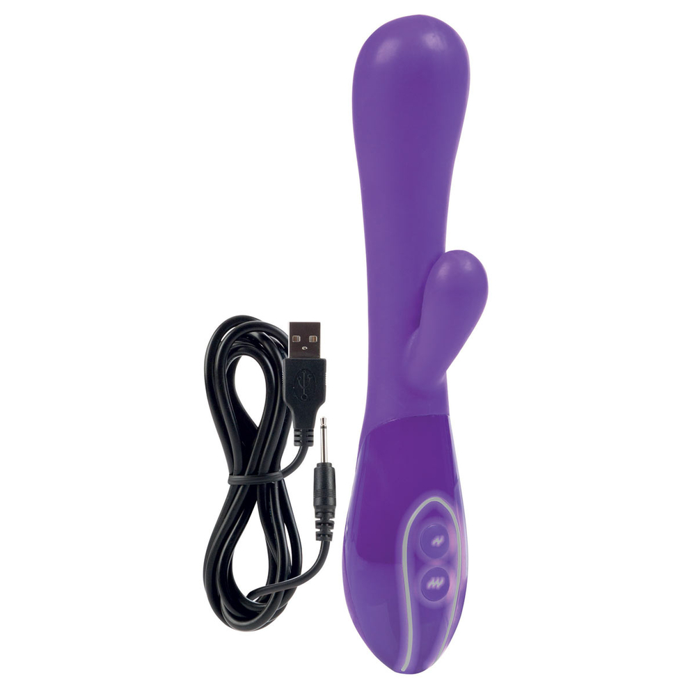 Фиолетовый вибратор Body & Soul Kiss Purple