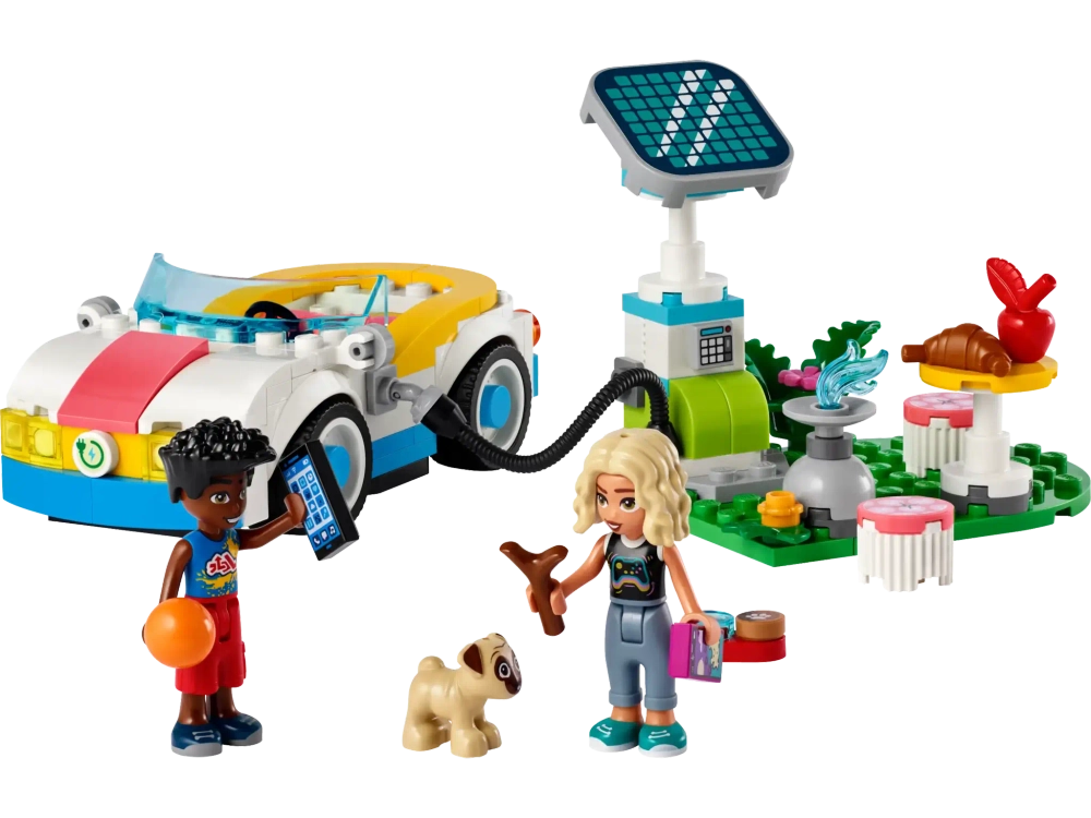 Конструктор LEGO Friends 42609 Электромобиль и зарядное устройство