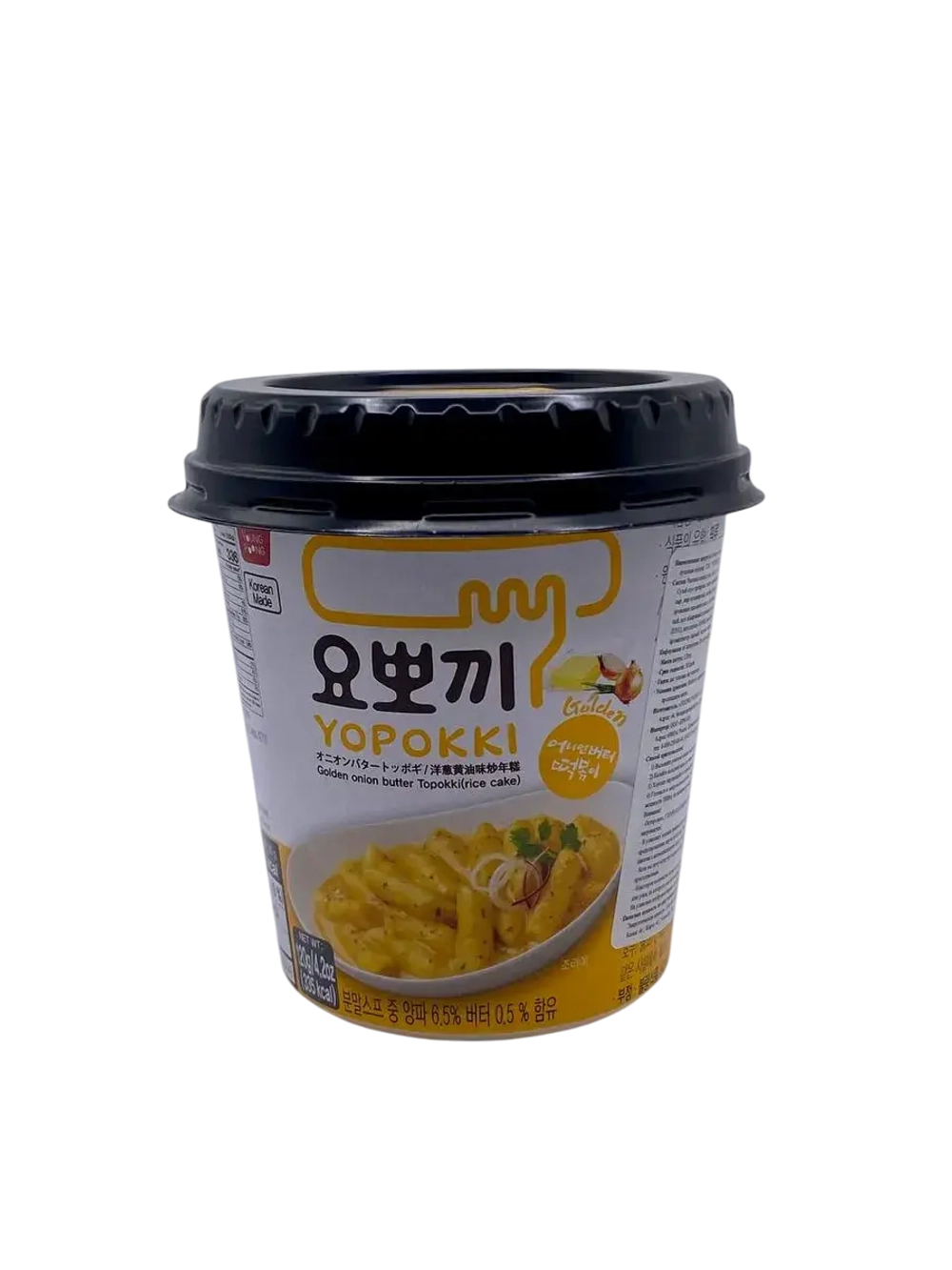 Рисовые клёцки ттокпокки в сливочно-луковом соусе,(2шт)