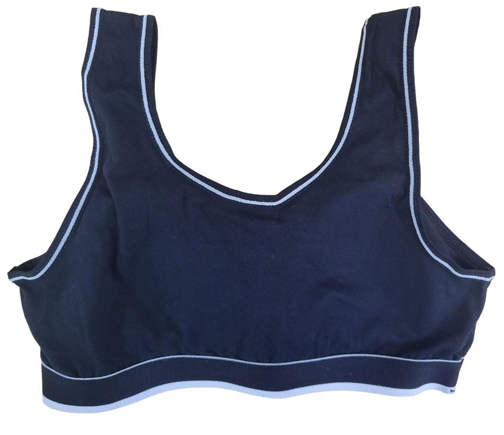 Спортивный топ Sports Bra из хлопка (Размер: XL) (Цвет: серый)