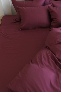 Пододеяльник 160x220 German Grass Бриллиант Бордовый (Purple Brilliant)