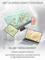 Фотообои 3D на стену флизелиновые цветы и растения