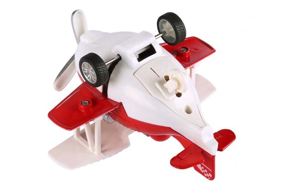 Самолет металический инерционный Same Toy Aircraft красный со светом и музыкой SY8012Ut-3