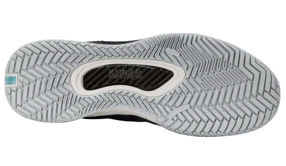 Мужские кроссовки теннисные K-Swiss Hypercourt Pinnacle - carbon/blanc de blanc/baltic