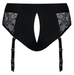 Черные трусики для насадок Diva Lingerie Harness - size S (Размер: S) (Цвет: черный)