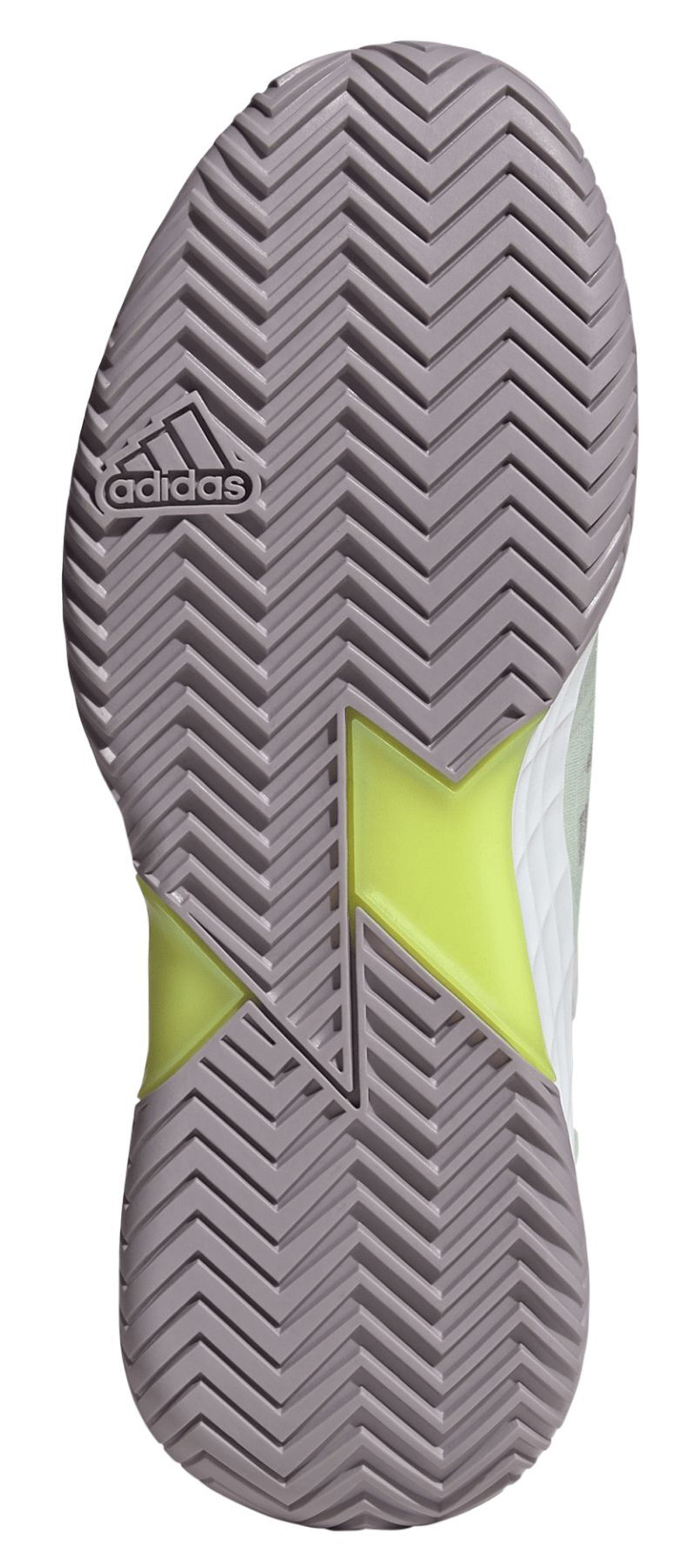 Женские Кроссовки теннисные Adidas Adizero Ubersonic 4.1 - cloud white/aurora met. S24/crystal jade S2