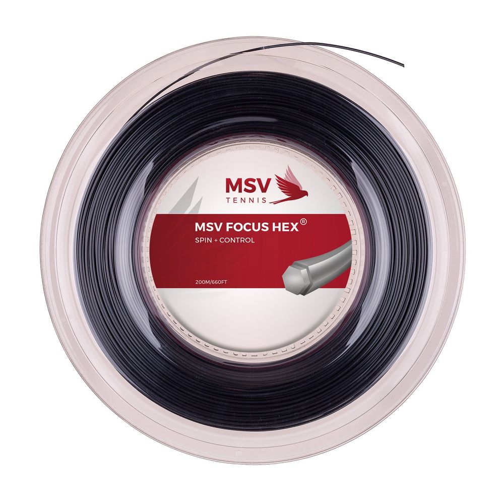 Струны для тенниса MSV FOCUS HEX ORANGE В нарезке (1 натяжка) 12 м