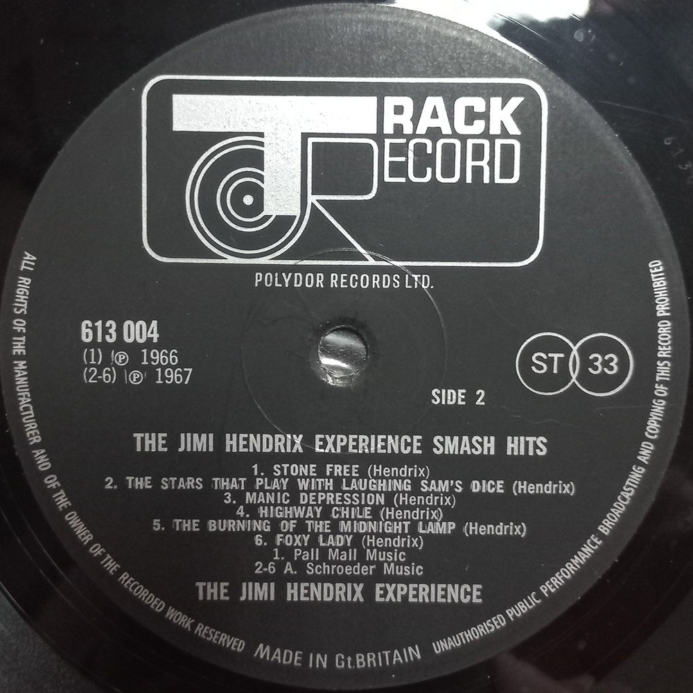 The Jimi Hendrix Experience / Smash Hits (LP)
