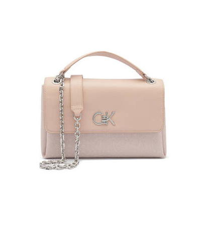 Сумка через плечо Re-lock Calvin Klein - пудро-розовый(K60K611755)