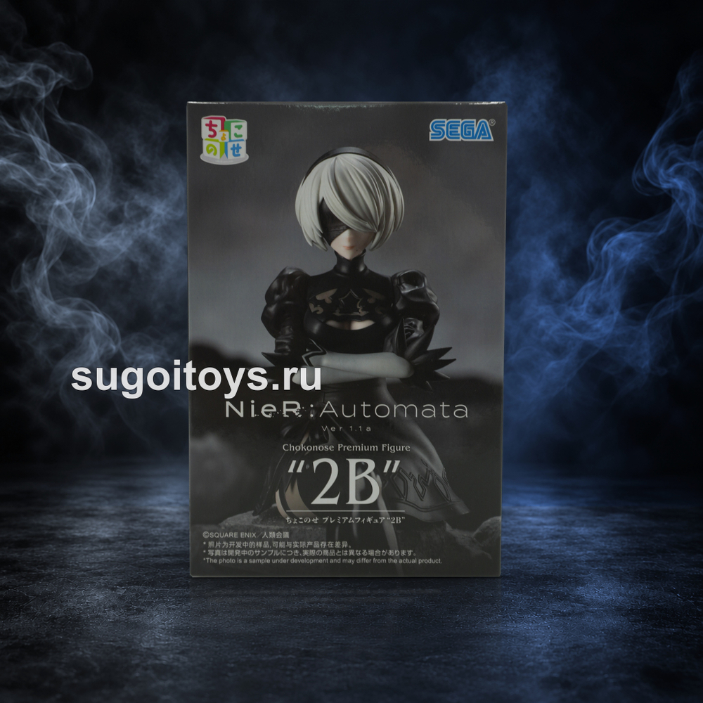 Фигурка SEGA Chokonose Premium Figure NieR:Automata Ver1.1a: 2B Ниер: Автомата, версия 1.1a: 2Б