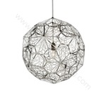 Pendant design lamp  Etch Web by Tom Dixon (Silver)