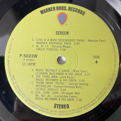 Винтажная виниловая пластинка LP Screen Музыка Из Кинофильмов (Japan 1968) (Obi) Raindrops Keep Fallin On My Head