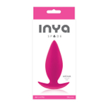 Средняя силиконовая анальная пробка для ношения Inya Spade Medium (Цвет: розовый)