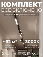 Комплект трековый Hesby Lighting Skylite No5 HSBL_kompl_S005_NI4B3K