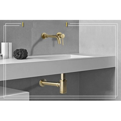 Сифон для раковины CeramaLux RD016, бронза