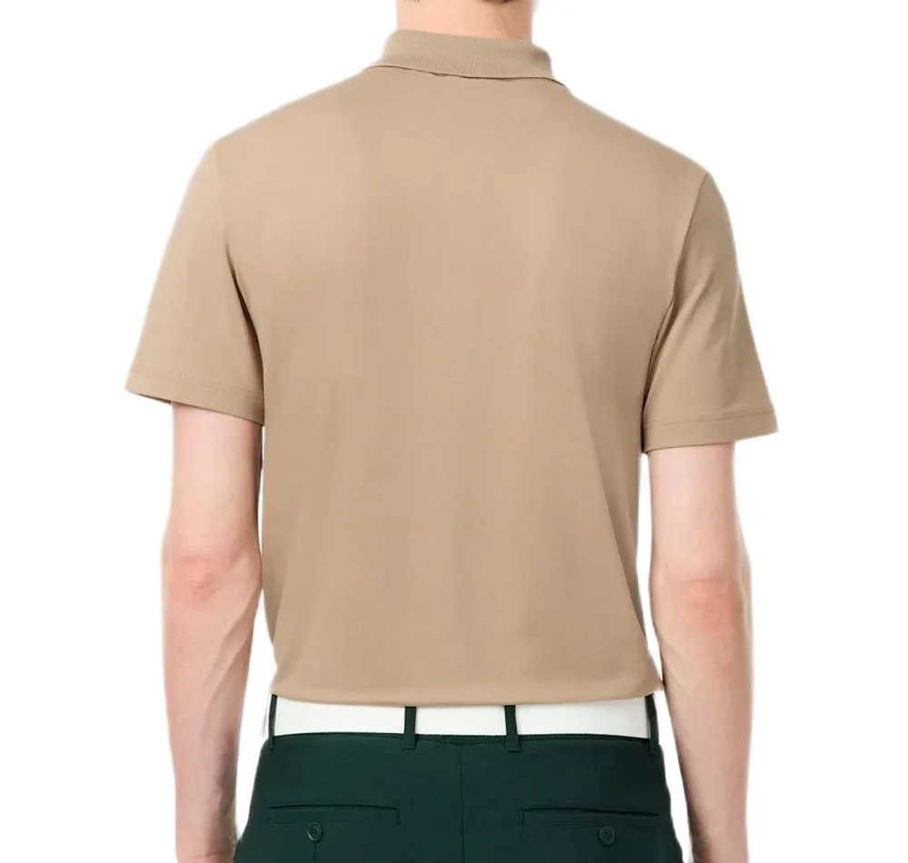 Мужское теннисное поло Lacoste Ultra Dry Stretch Golf - beige