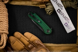 Нож Civivi Elementum C907T-E сталь D2 BlackWash рукоять Green Micarta