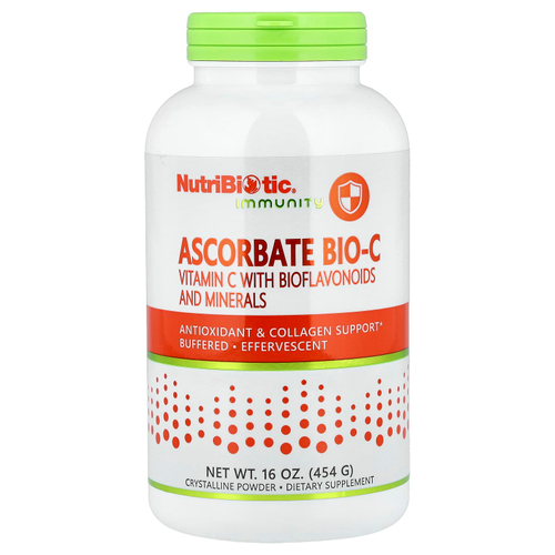 NutriBiotic, Immunity, аскорбат Bio-C, витамин C с биофлавоноидами и минералами, 454 г (16 унций)