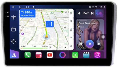 Магнитола для AUDI A3 8P 2003-2011 - FarCar S400-TS18 монитор 9.5" QLED на Android 14, CarPlay, 4G SIM-слот