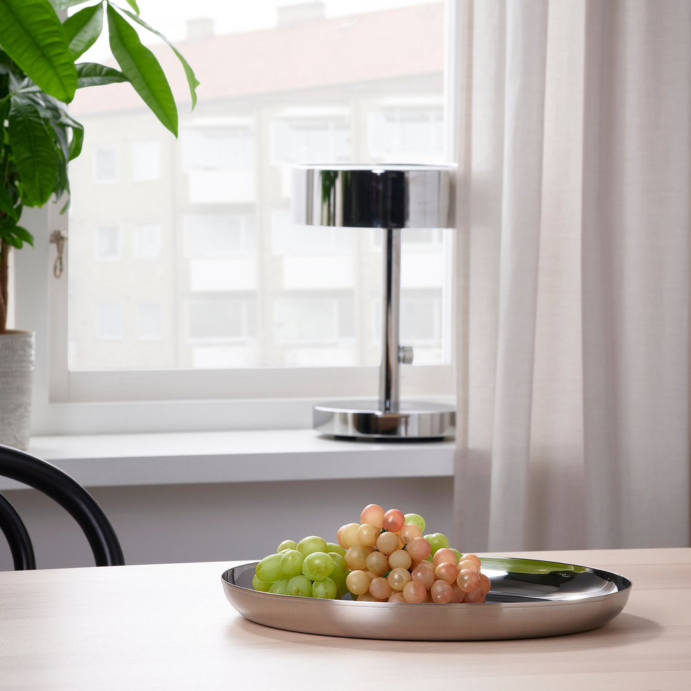 IKEA TUVHÄTTA  (ИКЕА ТУВХЭТТА)  -  Блюдо - нержавеющая сталь 32 см