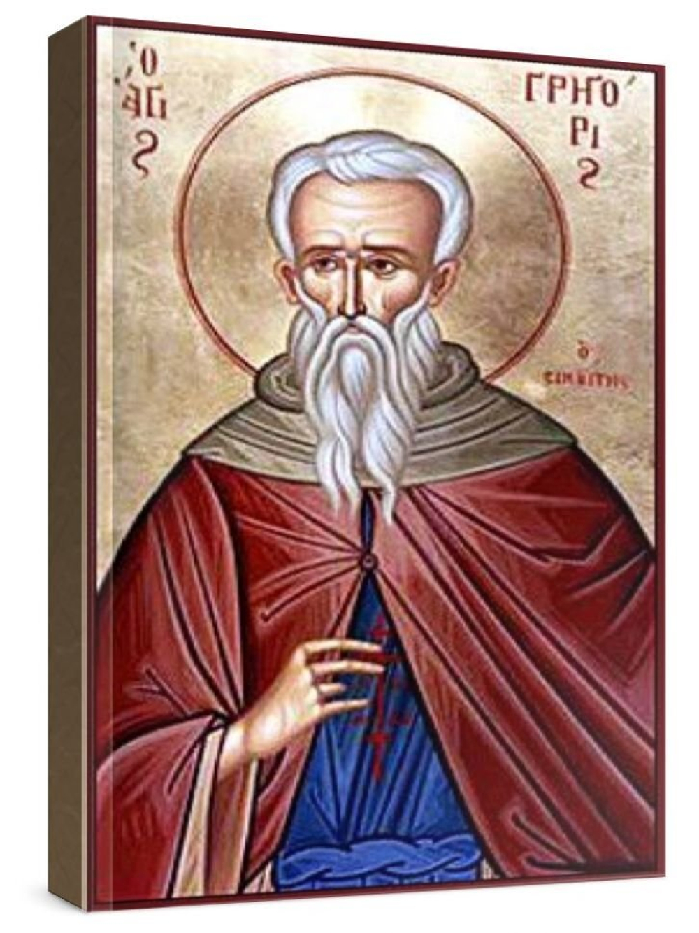 Григорий Синаит (рукописная икона)