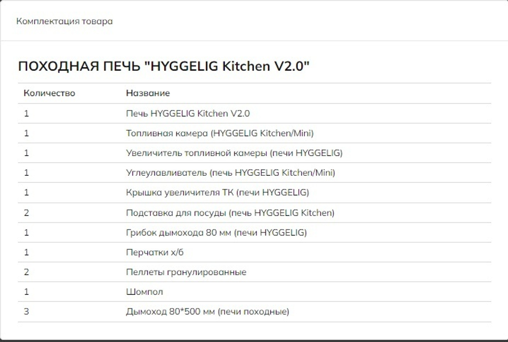 Походная печь с духовым шкафом Hyggelig Kitchen 2.0