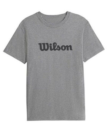 Мужская теннисная футболка Wilson Team Graphic - серый