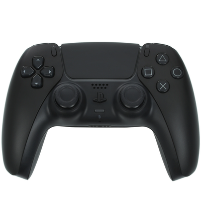 Геймпад беспроводной/проводной Sony PlayStation DualSense basic черный [для Android, iOS, PC, PlayStation 5, подключение - USB Type-C, Bluetooth, виброотдача, питание от USB, от аккумулятора]