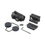 Коллиматорный прицел Vector Optics Scrapper 1x22 Solar Power Multi Reticles (закрытый, 2 MOA, метка точка красная, picatinny/weaver, IP67, в комплекте 2 кронштейна)