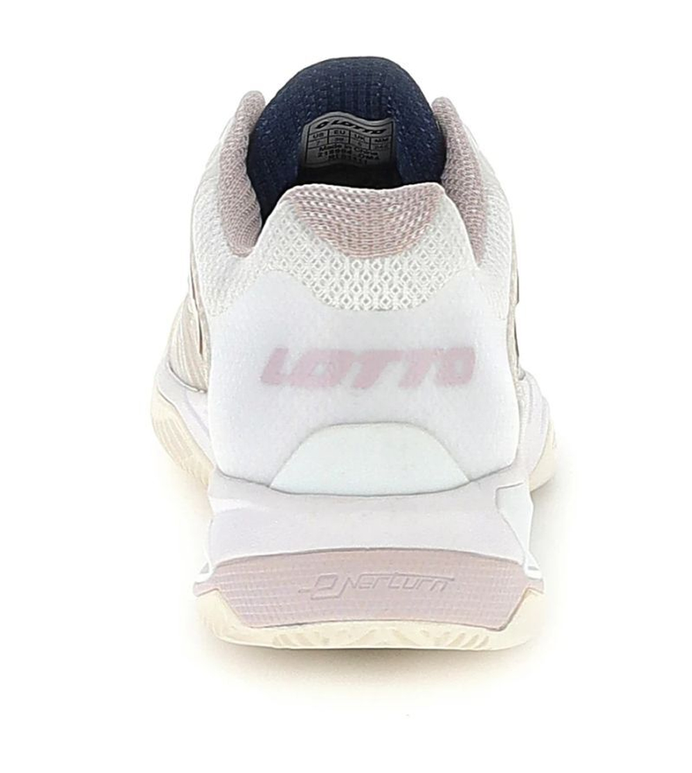 Женские теннисные кроссовки Lotto Mirage 100 II Clay - all white/warm taupe
