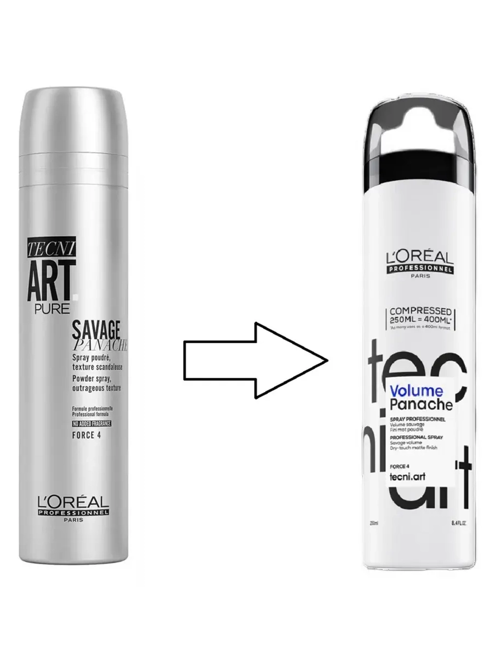 L'Oreal Professionnel Tecni.Art Savage Panache Pure - Спрей с пудровой текстурой 250 мл