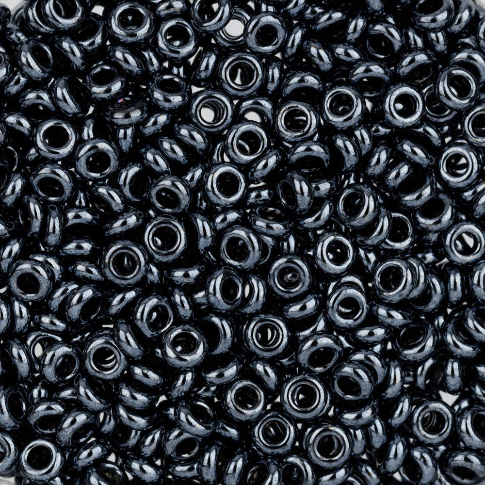 Бисер Toho 8/0 Demi 2 (3 мм), 25 г (5х5 г), 0081 т. серый