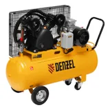 Компрессор воздушный рем. привод BCV 4000-T/100, 4,0 кВт, 100 литров, 690 л/мин Denzel — фото 1