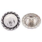 Пуговицы металл на ножке 36L=23 мм, Silver (серебристый), 10 шт, MP01