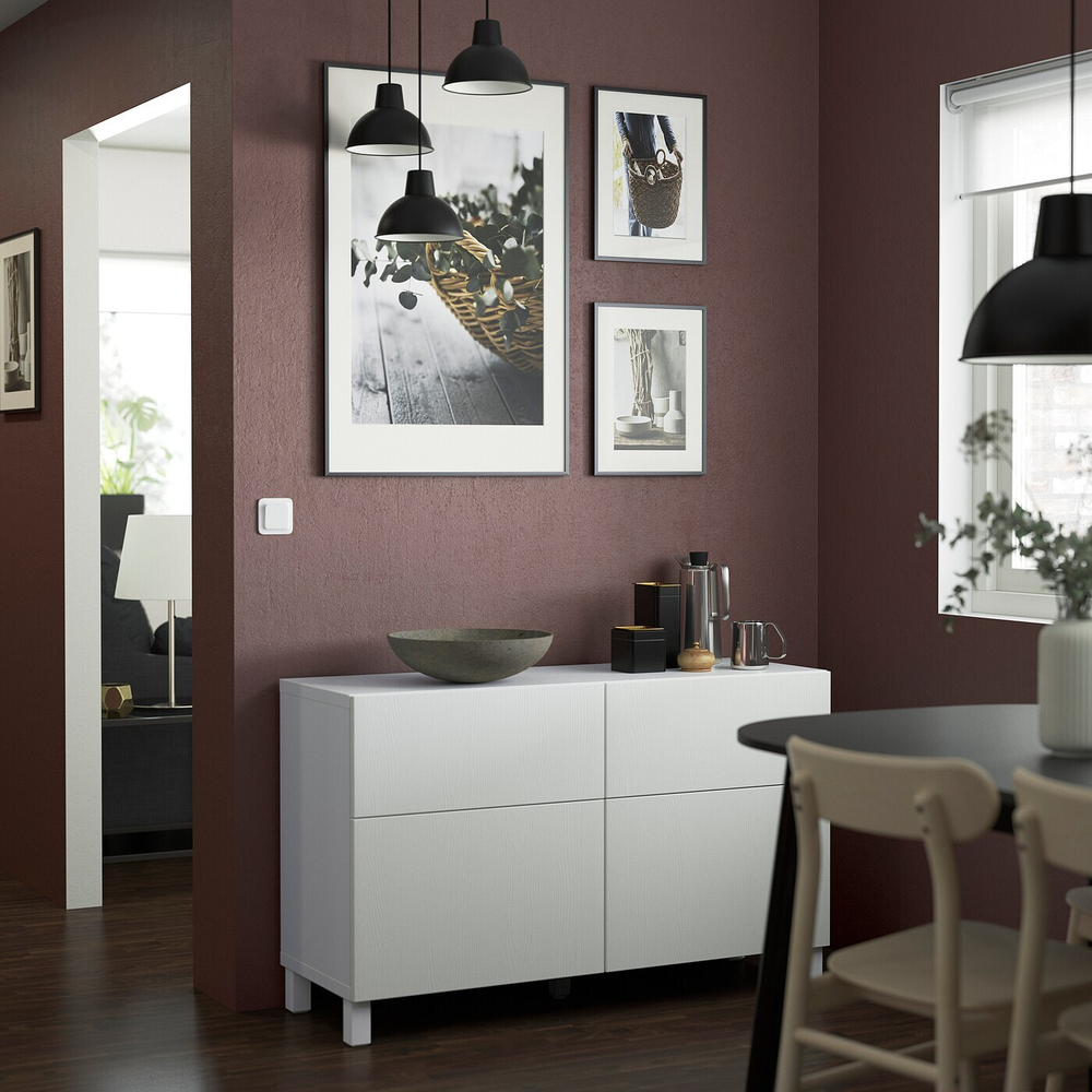 IKEA STUBBARP (ИКЕА СТУББАРП) — Нога, белый, фото 3