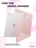 Чехол книжка для iPad 7/8/9 10,2"Gurdini Slim Case полиуретановый розовый