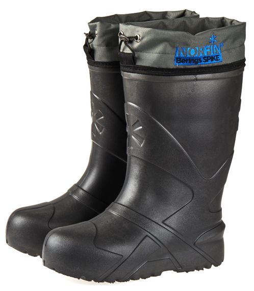 Сапоги зимние Norfin BERINGS SPIKE с манж. и шипами антрац. -45С EVA р.36-37