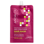 Andalou Naturals, 1000 Roses® Complex, маска для глубокого ухода за волосами, уход за окрашенными волосами, 44 мл (1,5 жидк. унции)