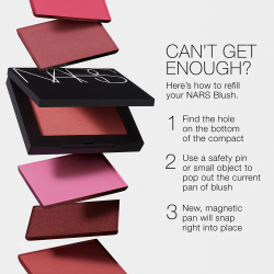 NARS NEW Blush - Долговременная румяна для щек оттенок FOREPLAY, 4 g