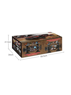 Радиоуправляемый монстр Remo Hobby GT Brushless (оранжевый) 4WD 2.4G 1/10 RTR
