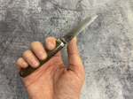 Туристичекий миниатюрный нож Маус, сталь N690, рукоять Морёный Дуб