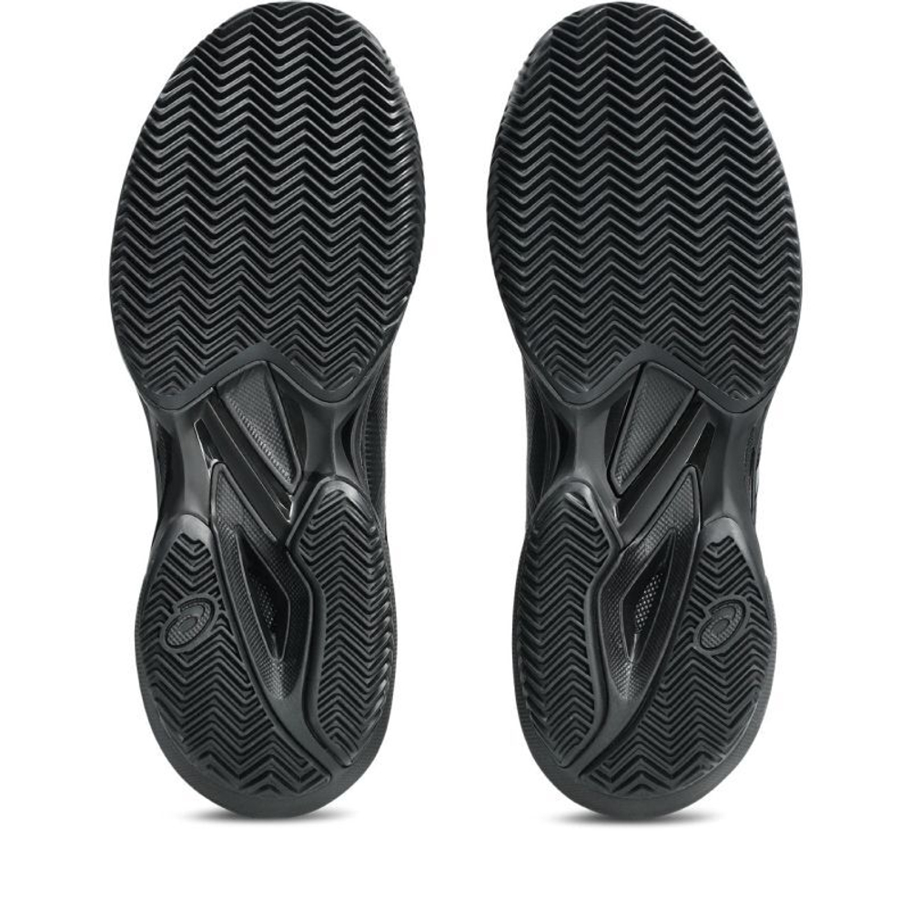 Женские теннисные кроссовки Asics Solution Speed FF 3 Clay Night Energy - black/prism blue
